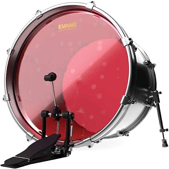 Evans BD20HR Hydraulic Red Clear 20" Drumhead