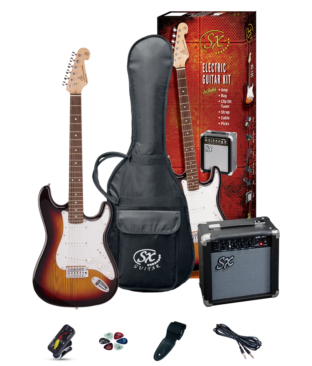 SX TELE ELEC GTR KIT 3TS +AMP BAG TUNER