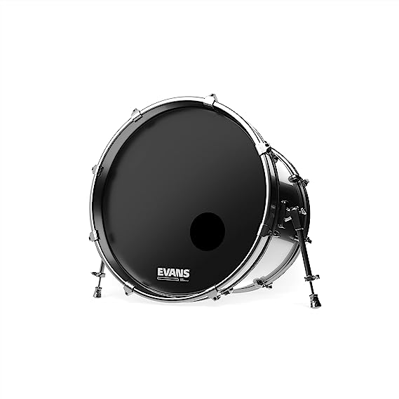 Evans BD24RB EQ3 Resonant Black 24" Drumhead
