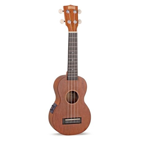 MAHALO SOP UKULELE TRANS BROWN W/PICKUP
