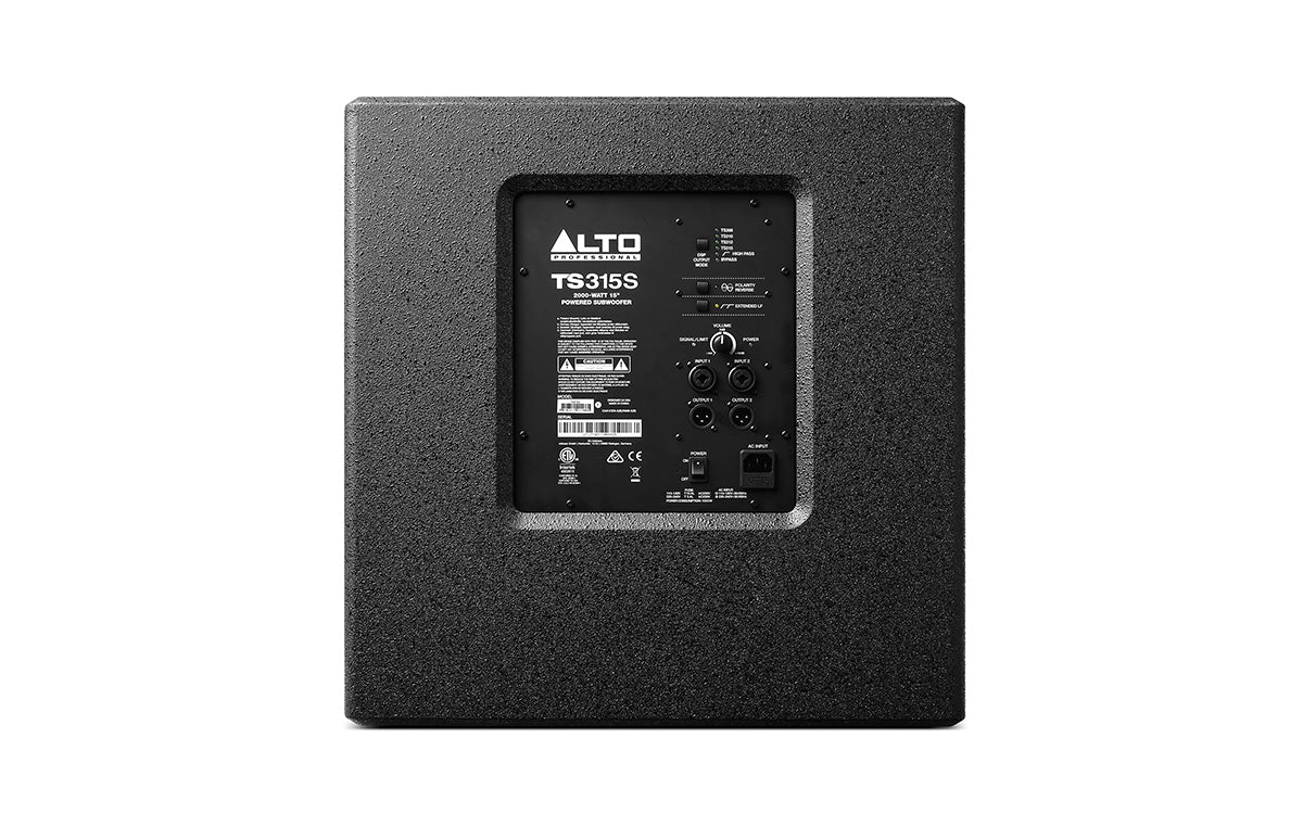 ALTO PRO TRUESONIC SERIES 2CH 2000 WATT SUBWOOFER XLR-1/4IN INPUTS XLR OUTPUTS