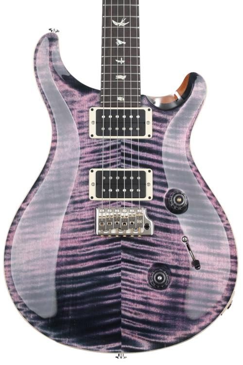 PRS Core Custom 24 w/ Quilted 10-Top - Hybrid Package - Pattern Thin – Purple Iris Burst