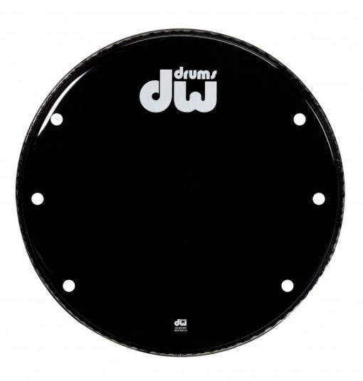 DW 24 GLOSS BLACK DRUM HEAD