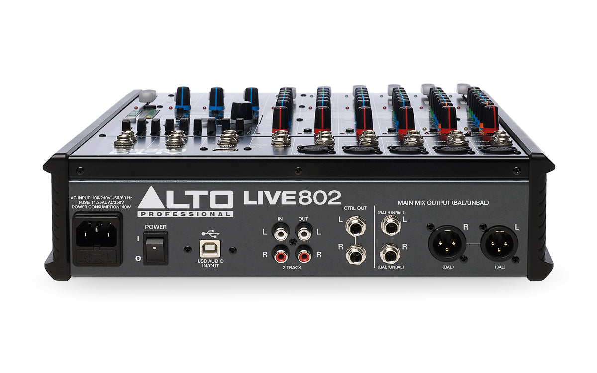 ALTO PRO LIVE SERIES 5 XLR ALESIS DSP EFX XLR-1/4IN OUTPUTS