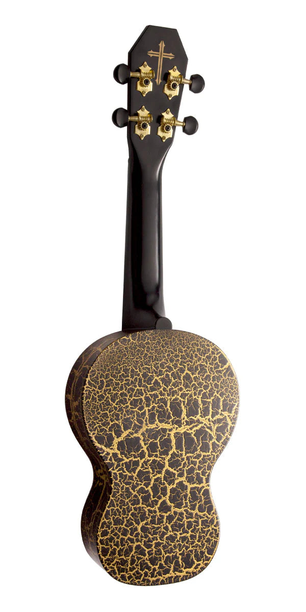 MAHALO SOP UKULELE SKULL BLACK