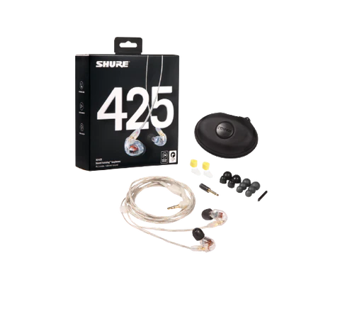 SHURE - SE425-CL-EFS - SE425 EARPHONE. CLEAR