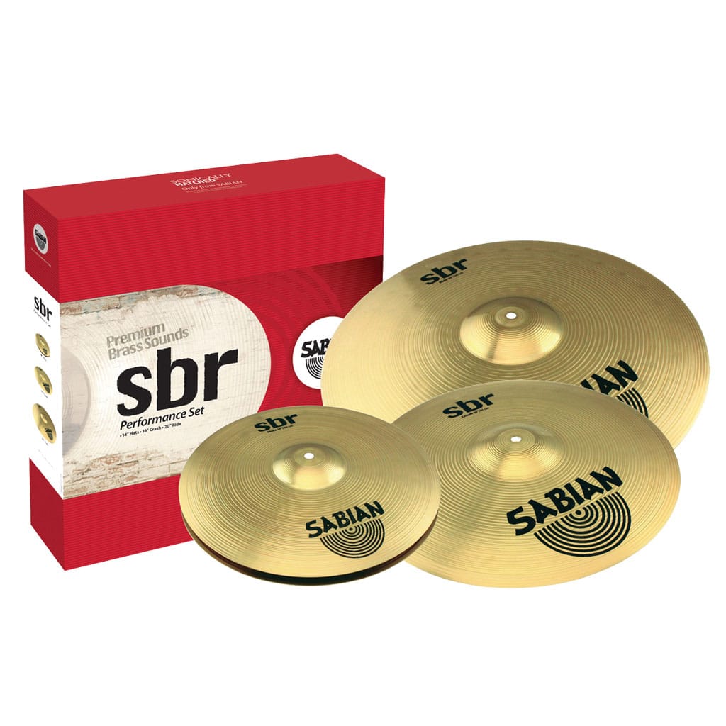 SABIAN SBR 14 HATS 16 CRASH 20 RIDE SET