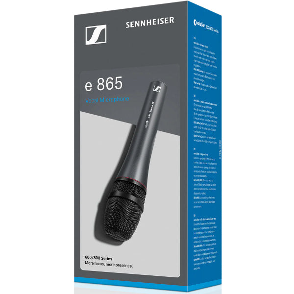 Sennheiser E 865 Supercardioid Condenser Handheld Vocal Microphone