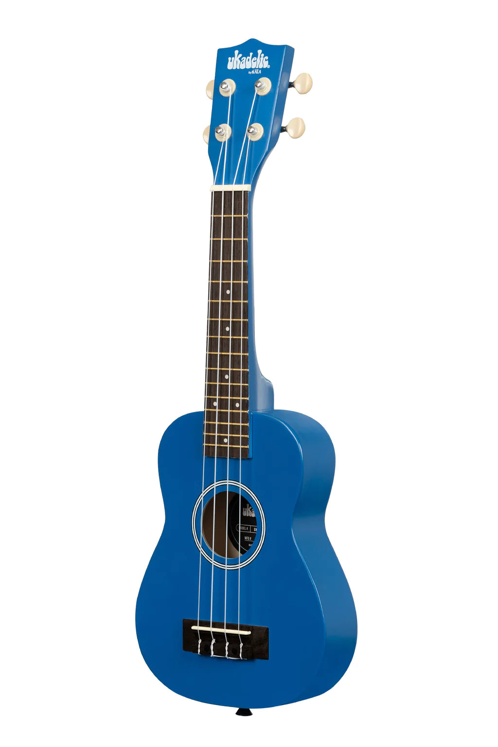 Kala UKBLUEINK Ukadelic Soprano Wood Ukulele - Dark Blue