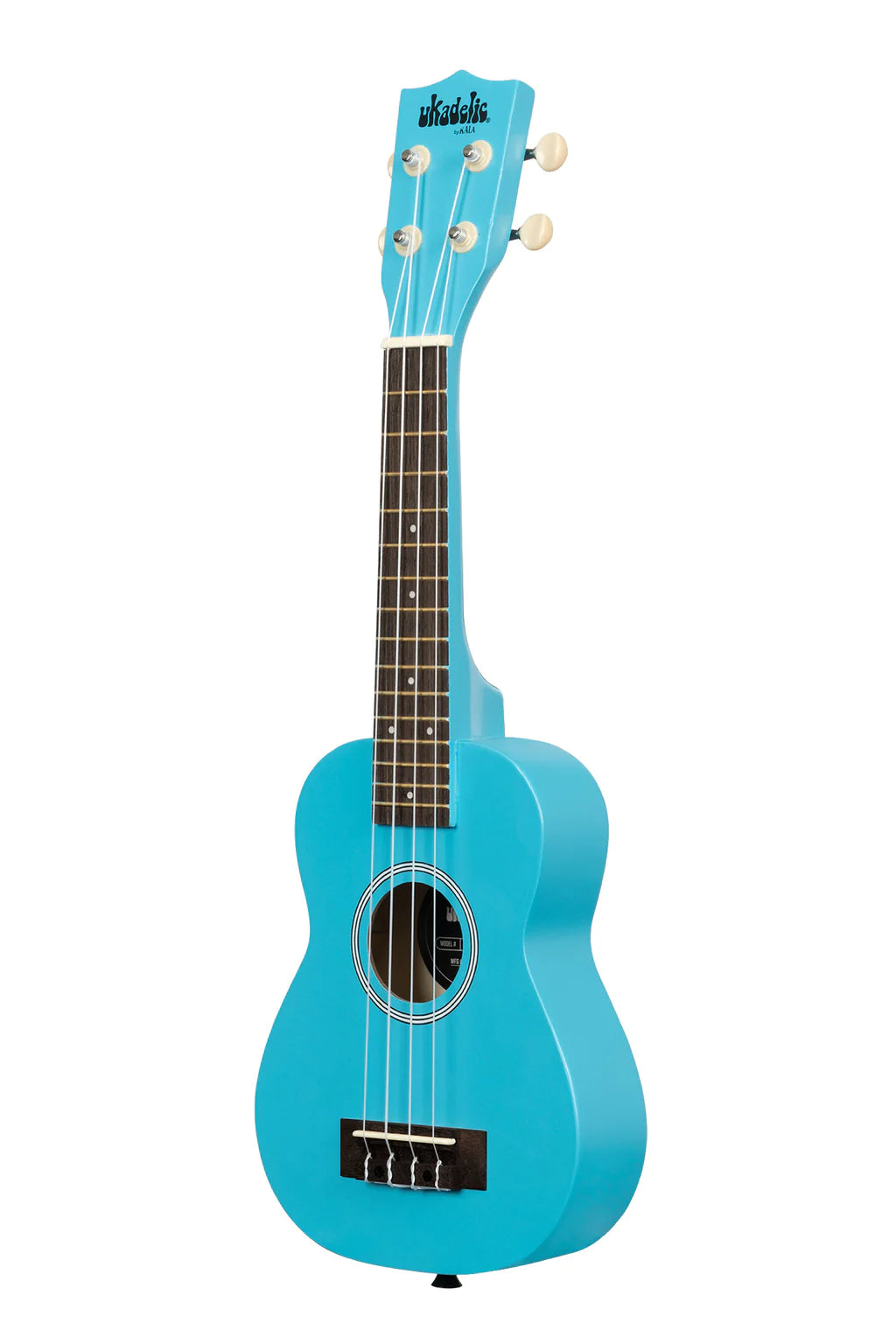 Kala UKBLUEYONDER Ukadelic Soprano Wood Ukulele - Blue Yonder