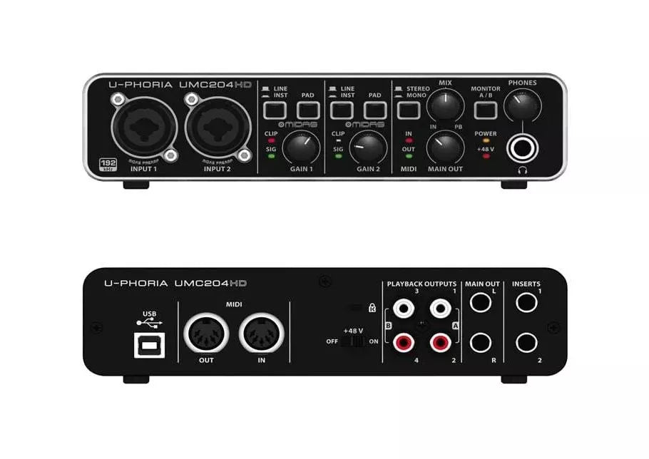 BEHRINGER AUDIO INTERFACE UMC 204HD