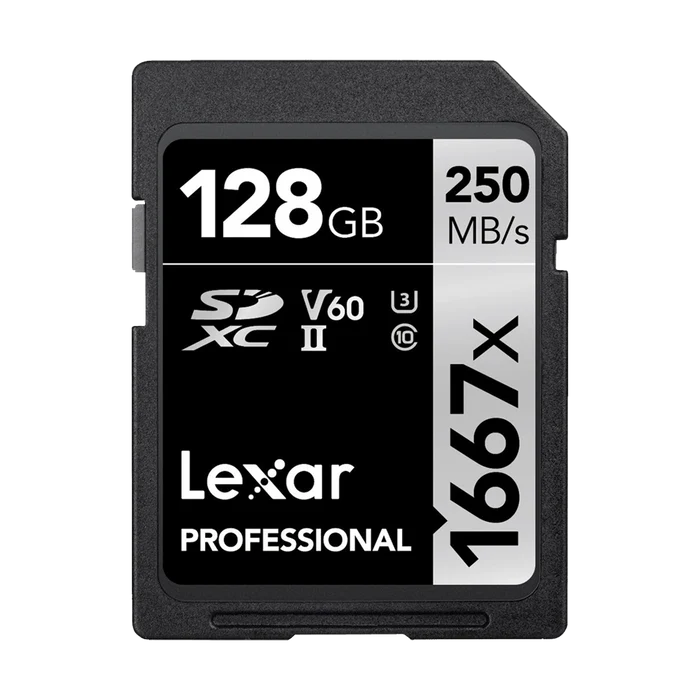 Lexar SD Pro 1667x - 128GB