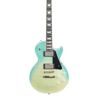 EPIPHONE LES PAUL MODERN FIGURED - CARIBBEAN BLUE FADE