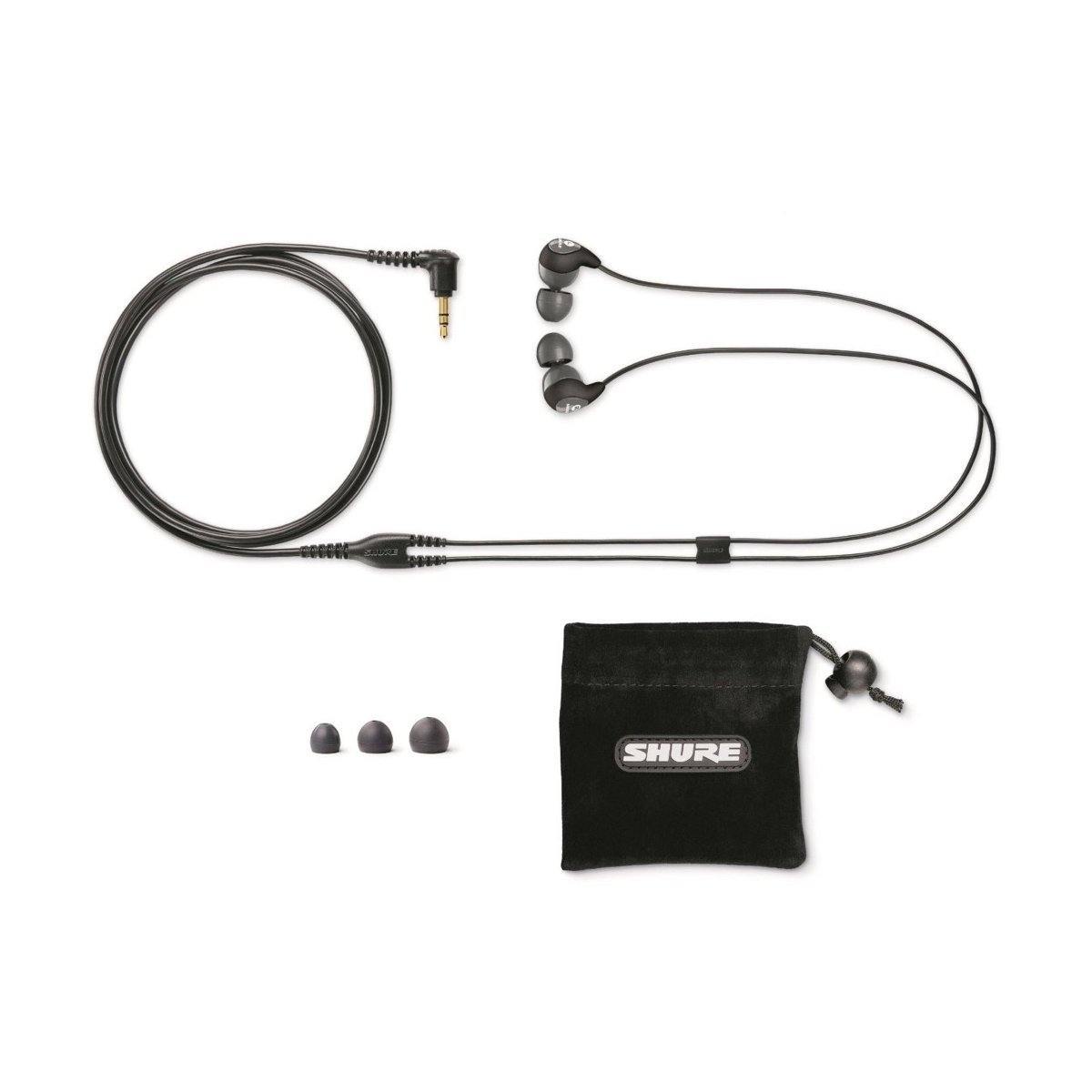 SHURE EARPHONE - GRAY SE112-GR-EFS