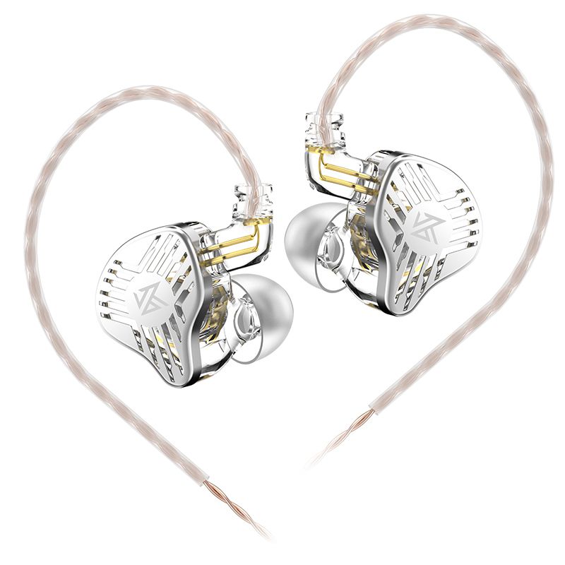 KZ EDS Dual Magnetic Circuit Dynamic Drive In Ear Earphone - Crystal