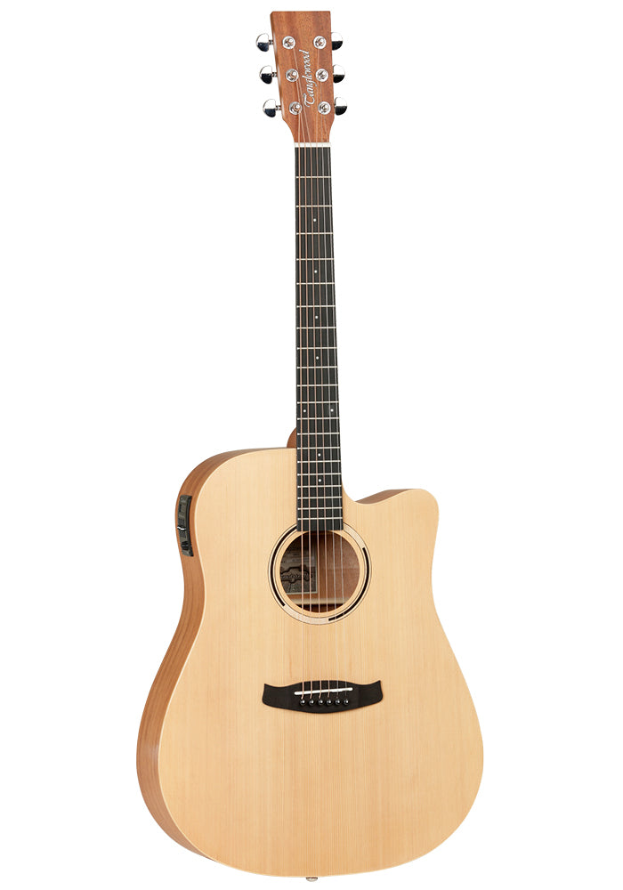 Tanglewood TWR2DCE Roadster II Dreadnought Cutaway Spruce Mahogany w/ Elec & Bag