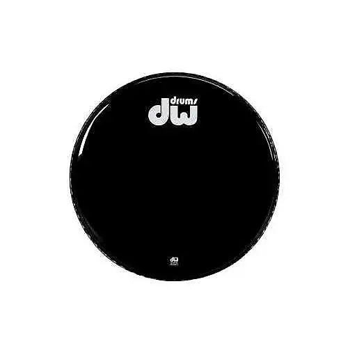 DW 24 GLOSS BLACK DRUM HEAD