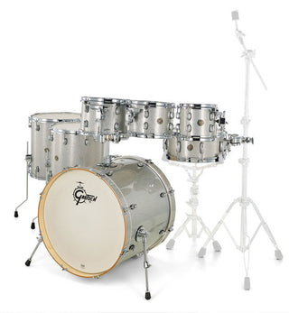 Gretsch Drums CM1E826P Catalina Maple Shell Pack 7-Pc W/22" Kick - Silver Sparkle