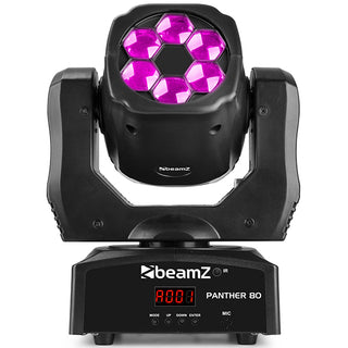 BEAMZ – PANTHER 80 LED MOVING HEAD WITH ROTATING LENSES