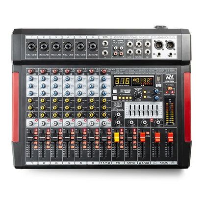 POWER DYNAMICS – PDM-T804 8CH MUSIC MIXER BT/MP3/USB/380DSP RECORD
