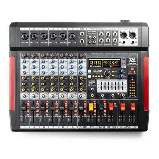 POWER DYNAMICS – PDM-T804 8CH MUSIC MIXER BT/MP3/USB/380DSP RECORD