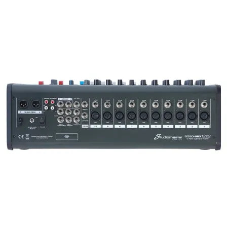 STUDIOMASTER SESSIONMIX1222 10 CHANNEL MIC  INPUT 2 CHANNEL STEREO INPUT