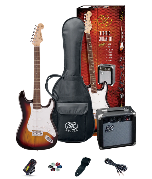 SX TELE ELEC GTR KIT 3TS +AMP BAG TUNER