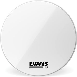 Evans BD20MX1W Marching 20" Bassdrum Head White 1 Ply