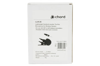 CHORD – LLM-35 LAVALIER TIE-CLIP MICROPHONES FOR WIRELESS SYSTEM