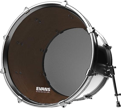 Evans BD22SCR Retro Screen Black 22" Drumhead