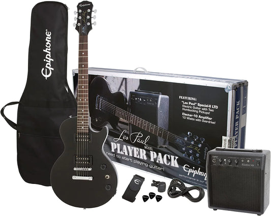 Epiphone Les Paul Player Pack - Ebony