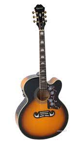 EPIPHONE J-200EC STUDIO ACOUSTIC VINTAGE SUNBURST