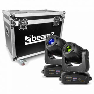Beamz 150.370B Ignite180 LED Moving Head Spot 2pc In Flightcase