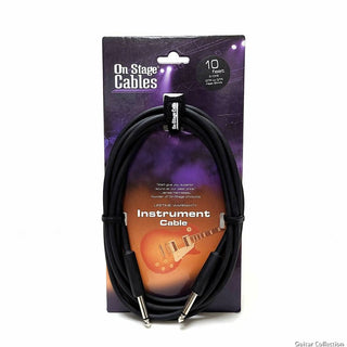 On Stage IC-10 Instrument Cable (QTR-QTR. 10ft)