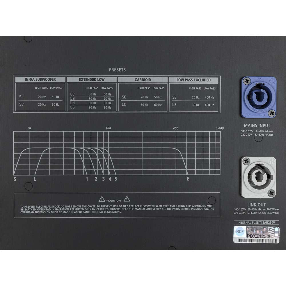RCF SUB-9007AS