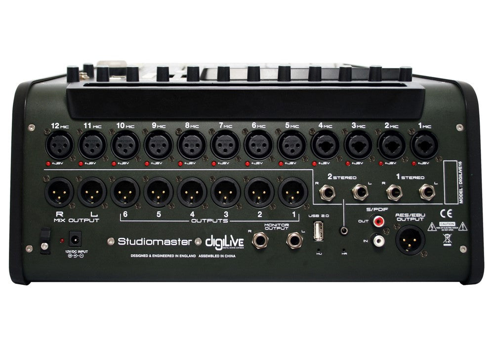 StudioMaster DIGILIVE16 16 CH DIGITAL CONSOLE