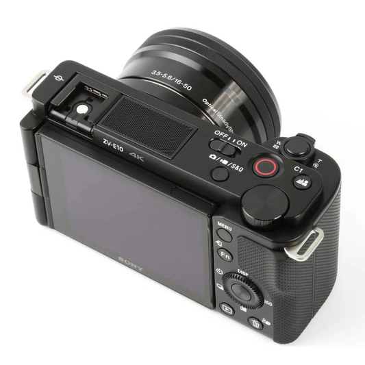 Sony Alpha ZV-E10 Mirrorless Camera with 16-50mm Lens (Black)