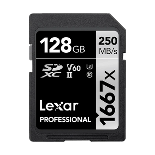 Lexar SD Pro 1667x - 128GB