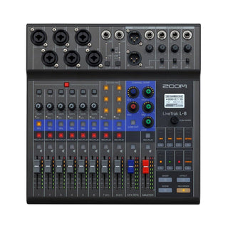 ZOOM 8 CHANNEL DIGITAL MIXER 12 TRACK RECORDER – Musiq Hunt