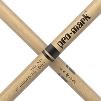 Promark TX5ALW Classic Hickory 5A Long Oval Tip